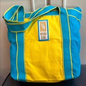 80’s New Slims Blue & Yellow Tote